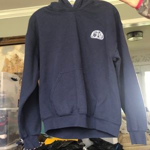 Glidan Navy Blue Size Medium Hoodie